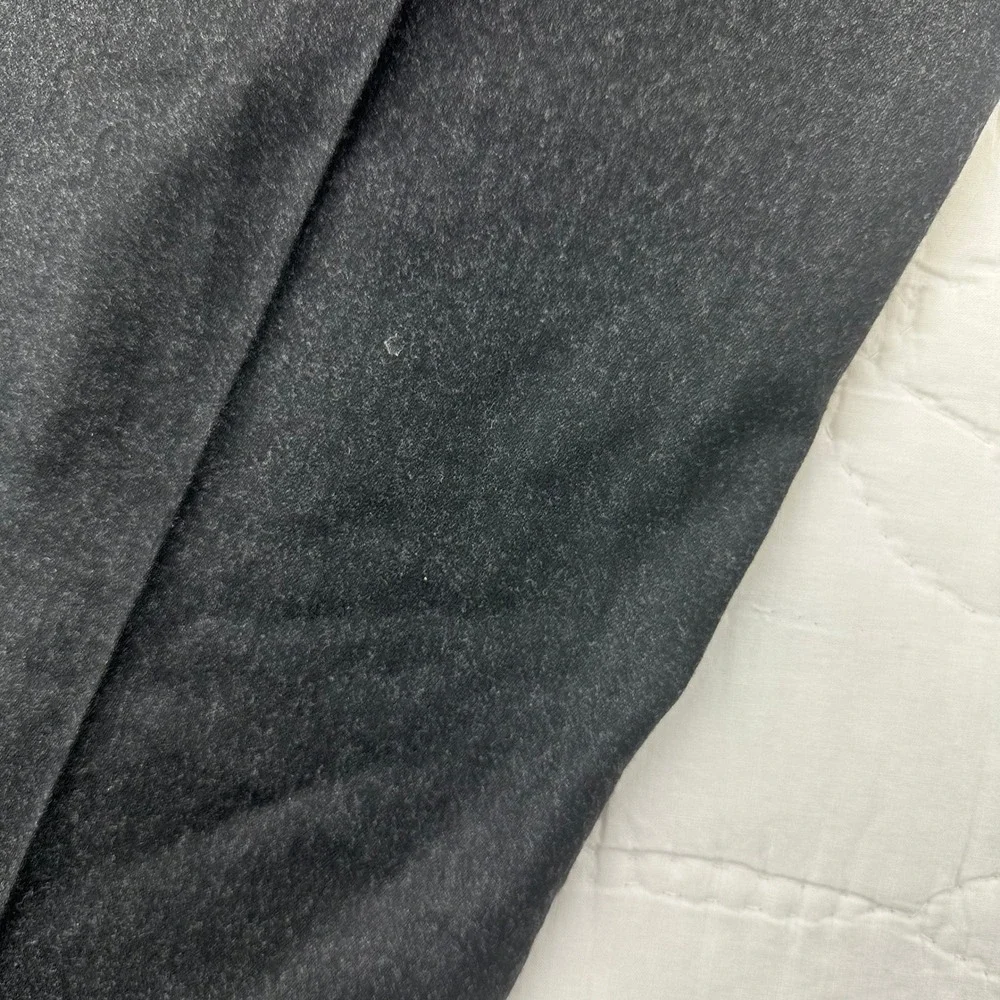 Enzo Mantovani Dress Pants Mens 36x32 Gray Pleated Wool‎ Cashmere Trousers Italy